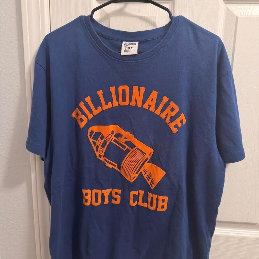 Billionaire-boys-club Men's Blue and Navy T-shirt